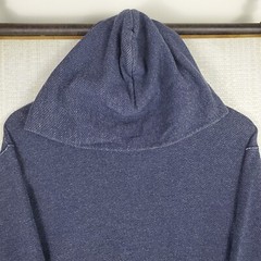 SCHOTT NYC Size Medium Mens Made in USA Hoodie Pullover Cotton Poly Blend Blue
