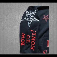 Baphomet Hoodie Inverted Pentagram S to XL Sizes Bow To None Hail Satan