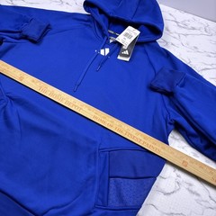 NEW Adidas Men Essentials Royal Blue Fleece Aero ready Hoodie Size 2XL GV5294