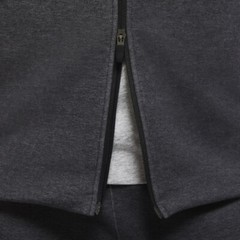 Nike Dri-FIT Yoga Mens Full Zip Hoodie Thumbholes Midweight Jacket Black Large