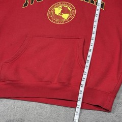 10 Deep The University Of Nowhere Hoodie Red USA Pullover L Streetwear Urban Y2K