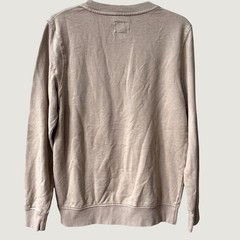 Goodfellow Crewneck Sweatshirt Mens Small Taupe Embroidered Logo Pullover NWT