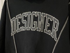 MARKET Chinatown Market Designer Hoodie Pullover Sweater Mens Size Large Black