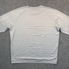 Peter Millar Men’s 2XL Gray Gale Beaumont Performance Crewneck Pullover Stretch