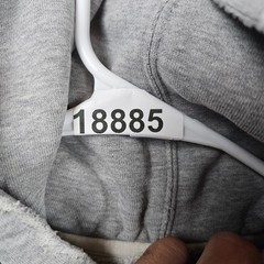 Triple Five Soul Gray Hoodie Pullover Spell Out Logo Casual Size L