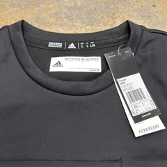 Adidas Crew Sweatshirt FQ1497 Black W Gold Logo Men’s Large NWT