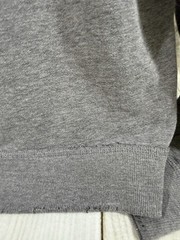 Abercrombie & Fitch Muscle Mens 2XL Hooded Varsity Letter Sweatshirt Gray