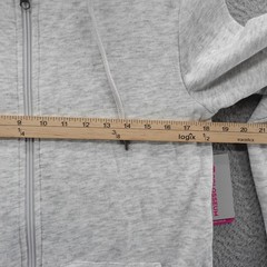 Colosseum Mens Light Gray Heather Full Zip Hoodie Size Small NWT
