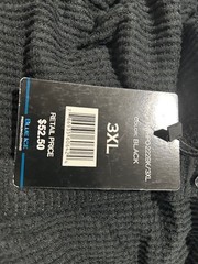 BLUE ICE PREMIUM CLOTHING BLUE ICE MEN’S WAFFLE KNIT HENLEY PULLOVER – BLACK