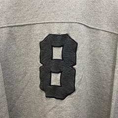 VTG Y2k Basic Conditioning Gear Gray Athletic Rugby 8 Long Sleeve Crewneck XL