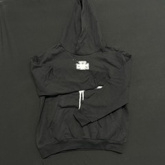 Vivienne Westwood Hoodie Spray Orb Pullover Men Size Medium Black Organic Cotton