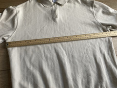 Zara Men’s 1/4 Zip Beige Jumper Sweatshirt Size Medium Chest 44″