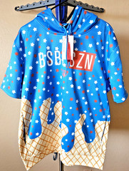 Baseball Lifestyle Short Sleeve Hoodie – BSBL-SZN – Men LARGE