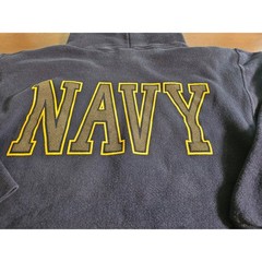 Soffe US Navy Hoodie Mens Small Blue United States Navy Graphic Sweatshirt