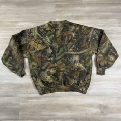 Vintage Commander Camo Pullover Sweatshirt Advantage Timber Grunge Men’s 2XL