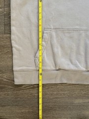 Abercrombie & Fitch Tan Embroidered Letter Logo Pullover Hoodie Men’s Size Small
