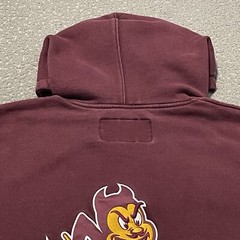 Arizona State Hoodie Teens L Red Sun Devil Logo Champion Pullover Sweatshirt
