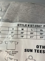 NEW Set Of 2 Sun Tees Grey Fleece Hoodies Cotton/Poly Blend Men’s Sz. M