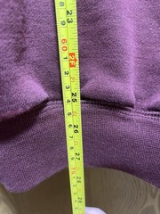 Triple Five Soul 555 Hoodie VTG Y2K Mens XL Burgundy Yellow T5S NYC Baggy Stitch
