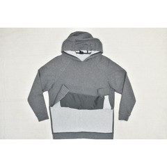 Nike Dri-FIT Hoodie Mens Medium Gray Pullover Hidden Pocket Sweatshirt Athletic