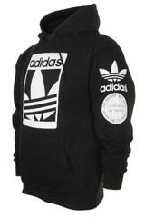 Adidas Men’s Original Trefoil Street Graphic Front Pocket Pullover Active Hoodie