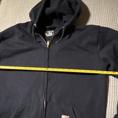 Carhartt Loose Fit Full Zip Hooded Fleece Hoodie w/ Pockets Navy Men’s M