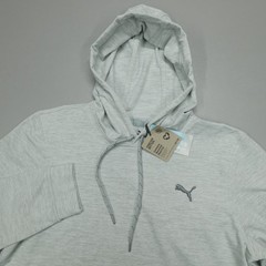 Puma Cloudspun Progress Hoodie Men’s Performance Sweatshirt Grey Heather NWT