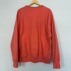Vintage Champion Reverse Weave Pullover Sweatshirt Mens XL Coral Ribbed Sides