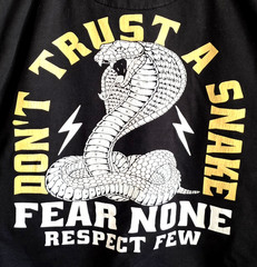 Cornerstore Bodega -FEAR NONE- RESPECT FEW- Cobra Hoodie Black Men’s XL Pullover