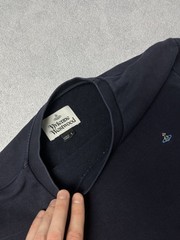 MENS BLUE VIVIENNE WESTWOOD CLASSIC SWEATSHIRT Size L