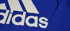 ADIDAS MENS ESSENTIALS FRENCH TERRY BIG LOGO SWEATSHIRT ROYAL BLUE HE1840