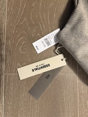 Fear of God Essentials Hoodie SS22 Dark Oatmeal Gray – 100% Authentic Size L