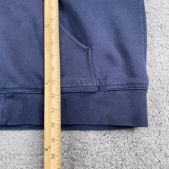 L.L. Bean Katahdin Iron Works Hoodie Men 2XLT Blue Sherpa Lined Full Zip Outdoor