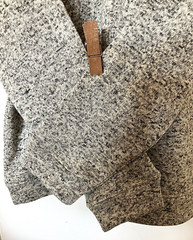 Eddie Bauer Radiator Fleece Snap Pullover Gray White Large Hiking Walking Travel