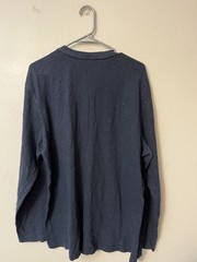 32 Degrees Heat Mens Blue Long Sleeve Crewneck Sweatshirt Size M