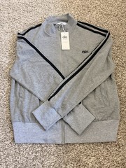 Chaqueta Deportiva Gris Unisex con Cierre y Bolsillo Size (S/M)
