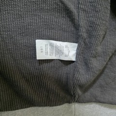 Dickies Men’s Gray Full Zip Hooded Waffle Lined Hoodie w/ Pockets Size L