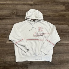 Nike Schematic Story of Swoosh Pullover Hoodie White CQ7164-100 Men’s Large