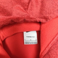 Nike Hoodie Mens L Red Pullover Therma-FIT Fleece Hooded Pockets DQ4834