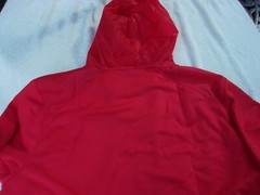 NWT Under Armour loose fit hooded pullover, men’s L, XL, red, $70, short sleeve