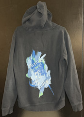 Yes Theory Seek Discomfort Graphic Hoodie Mens Small Other Side of Fear