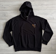 Vivienne Westwood Hoodie XL Size Embroidered Logo Black Organic Cotton New