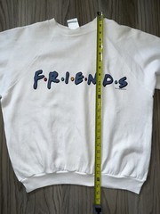 VTG 1995 Friends TV Show Promo White Crewneck Sweatshirt 90s Men’s Size (XL)