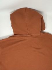 Modern Nike Center Swoosh Burnt Orange Hoodie Sweatshirt (S)