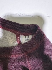 Tommy Bahama Sweatshirt Mens L Coral Pink Cotton Crewneck Pullover Logo Boxy