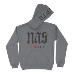 Nas Illmatic Men’s Hoodie 90’s Hip Hop Rapper Graphic Design Sizes S-4XL