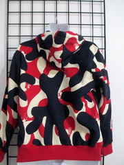 STALL & DEAN 🔥 MEDIUM==RED, WHITE NAVY BLUE / P LOGO / FULL ZIP / HOODIE JACKET