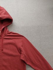 Old Navy Basic Issue Men Hoodie XL Red Full Zip Raglan Sleeve Pockets Casual