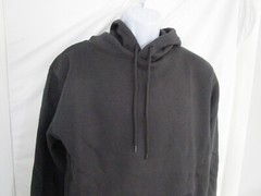 R/ A Mens L Hoodie/Sweatshirt Long Sleeve Black NWT THICK HEAVY