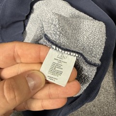 John Galt Hoodie One Size Blue Full Zip Fleece 44 Back Graphic Sweatshirt